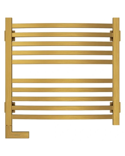 Полотенцесушитель электрический 500х500 состаренная латунь МЭМ левый Сунержа Аркус 2.0 051-5604-5050