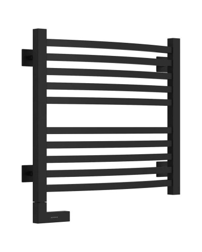 Полотенцесушитель электрический 500х500 черный матовый МЭМ левый Сунержа Аркус 2.0 31-5604-5050