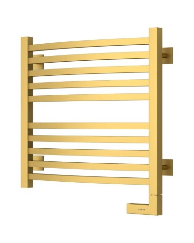 Полотенцесушитель электрический 500х500 золотой матовый МЭМ правый Сунержа Аркус 2.0 032-5605-5050