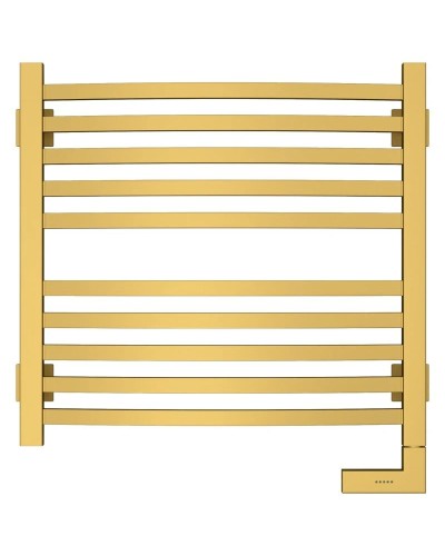 Полотенцесушитель электрический 500х500 золотой матовый МЭМ правый Сунержа Аркус 2.0 032-5605-5050