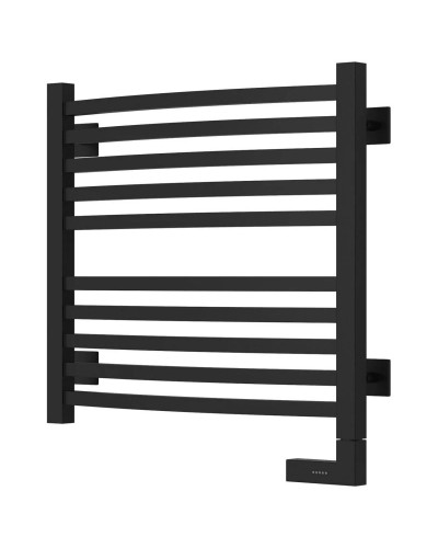 Полотенцесушитель электрический 500х500 черный матовый МЭМ правый Сунержа Аркус 2.0 31-5605-5050