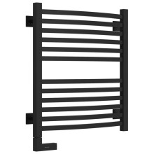 Полотенцесушитель электрический 600х500 черный матовый МЭМ левый Сунержа Аркус 2.0 31-5604-6050