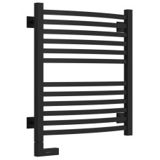 Полотенцесушитель электрический 600х500 черный матовый МЭМ левый Сунержа Аркус 2.0 31-5604-6050