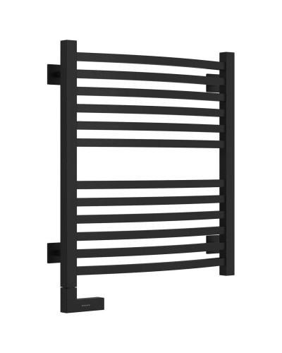 Полотенцесушитель электрический 600х500 черный матовый МЭМ левый Сунержа Аркус 2.0 31-5604-6050