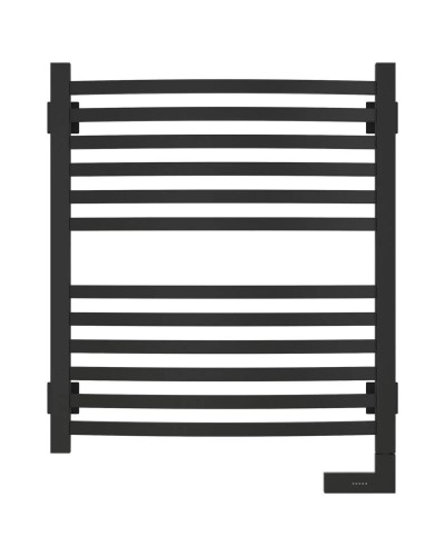 Полотенцесушитель электрический 600х500 черный матовый МЭМ правый Сунержа Аркус 2.0 31-5605-6050