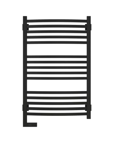Полотенцесушитель электрический 800х500 черный матовый МЭМ левый Сунержа Аркус 2.0 31-5604-8050