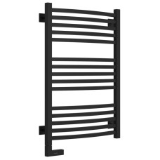Полотенцесушитель электрический 800х500 черный матовый МЭМ левый Сунержа Аркус 2.0 31-5604-8050