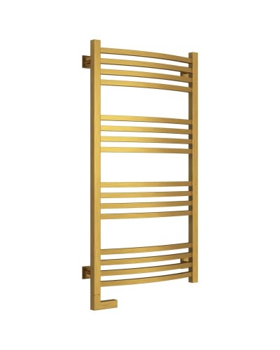 Полотенцесушитель электрический 1000х500 состаренная латунь МЭМ левый Сунержа Аркус 2.0 051-5604-1050