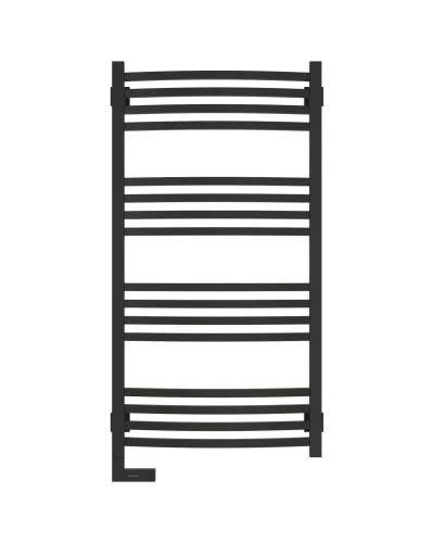 Полотенцесушитель электрический 1000х500 черный матовый МЭМ левый Сунержа Аркус 2.0 31-5604-1050