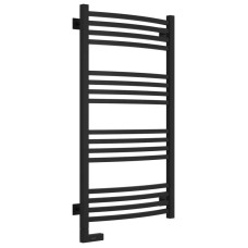 Полотенцесушитель электрический 1000х500 черный матовый МЭМ левый Сунержа Аркус 2.0 31-5604-1050
