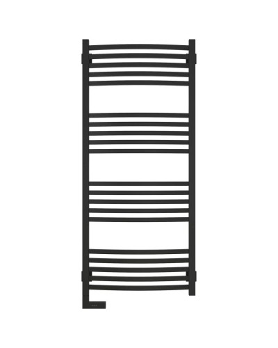 Полотенцесушитель электрический 1200х500 черный матовый МЭМ левый Сунержа Аркус 2.0 31-5604-1250