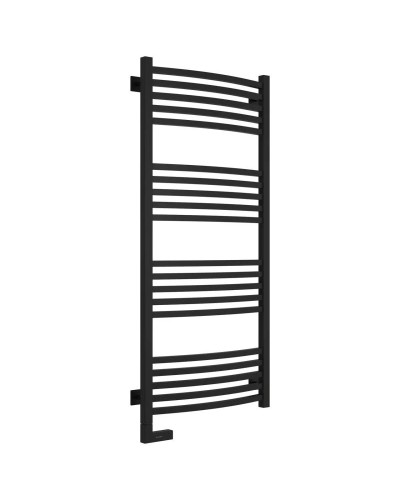 Полотенцесушитель электрический 1200х500 черный матовый МЭМ левый Сунержа Аркус 2.0 31-5604-1250