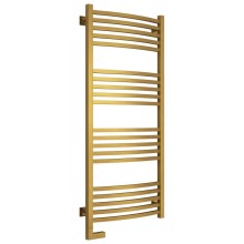 Полотенцесушитель электрический 1200х500 состаренная латунь МЭМ левый Сунержа Аркус 2.0 051-5604-1250