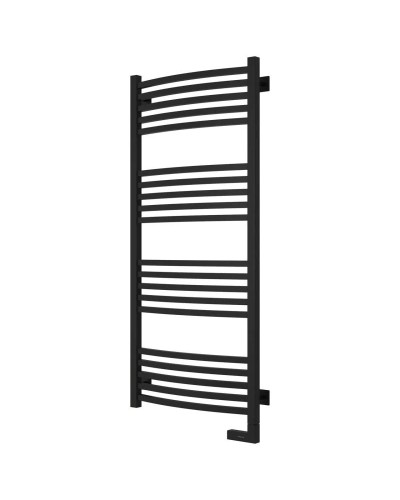 Полотенцесушитель электрический 1200х500 черный матовый МЭМ правый Сунержа Аркус 2.0 31-5605-1250