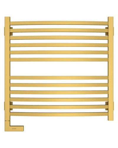 Полотенцесушитель электрический 600х600 золотой матовый МЭМ левый Сунержа Аркус 2.0 032-5604-6060