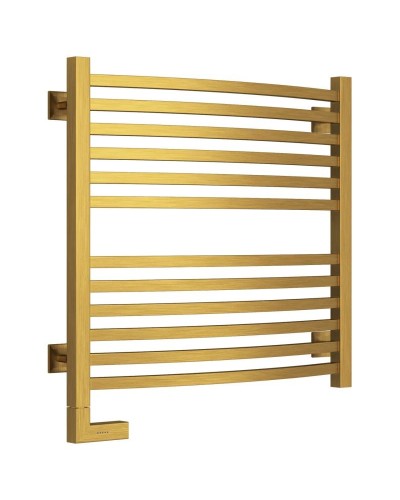 Полотенцесушитель электрический 600х600 состаренная латунь МЭМ левый Сунержа Аркус 2.0 051-5604-6060