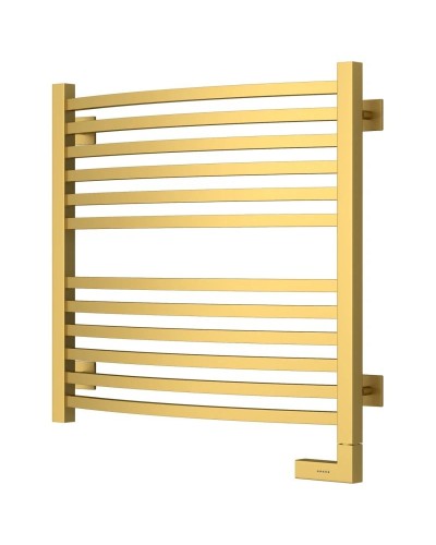 Полотенцесушитель электрический 600х600 золотой матовый МЭМ правый Сунержа Аркус 2.0 032-5605-6060