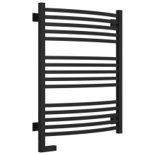Полотенцесушитель электрический 800х600 черный матовый МЭМ левый Сунержа Аркус 2.0 31-5604-8060
