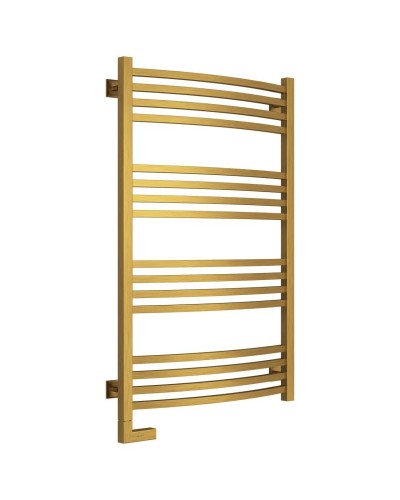 Полотенцесушитель электрический 1000х600 состаренная латунь МЭМ левый Сунержа Аркус 2.0 051-5604-1060