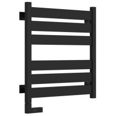 Полотенцесушитель электрический 600х500 черный матовый МЭМ левый Сунержа Центурион 2.0 31-5602-6050