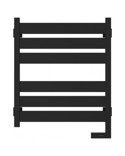 Полотенцесушитель электрический 600х500 черный матовый МЭМ правый Сунержа Центурион 2.0 31-5603-6050