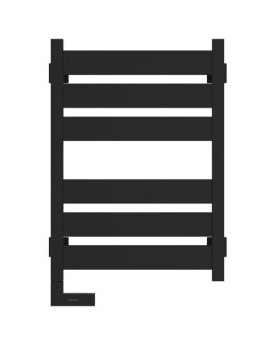 Полотенцесушитель электрический 600х400 черный матовый МЭМ левый Сунержа Центурион 2.0 31-5602-6040
