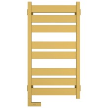 Полотенцесушитель электрический 800х400 золотой матовый МЭМ левый Сунержа Центурион 2.0 032-5602-8040