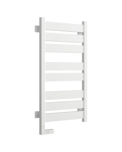 Полотенцесушитель электрический 800х400 белый матовый МЭМ левый Сунержа Центурион 2.0 30-5602-8040