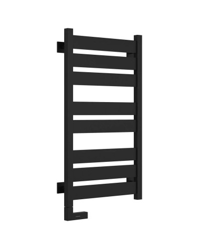 Полотенцесушитель электрический 800х400 черный матовый МЭМ левый Сунержа Центурион 2.0 31-5602-8040