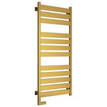 Полотенцесушитель электрический 1200х500 состаренная латунь МЭМ левый Сунержа Центурион 2.0 051-5602-1250