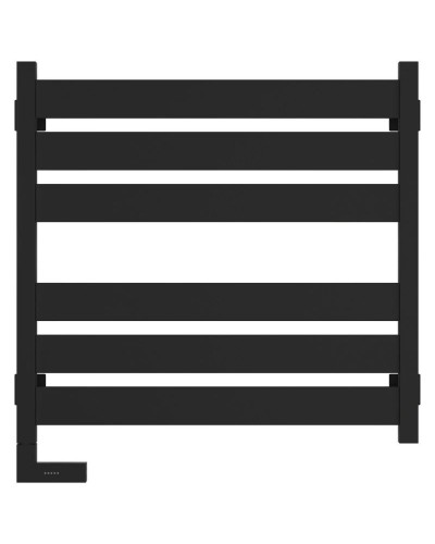 Полотенцесушитель электрический 600х600 черный матовый МЭМ левый Сунержа Центурион 2.0 31-5602-6060