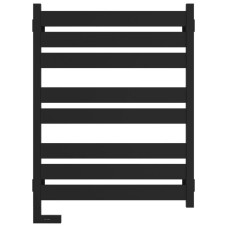 Полотенцесушитель электрический 800х600 черный матовый МЭМ левый Сунержа Центурион 2.0 31-5602-8060