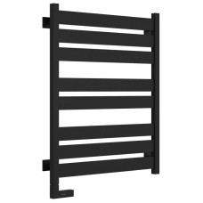 Полотенцесушитель электрический 800х600 черный матовый МЭМ левый Сунержа Центурион 2.0 31-5602-8060