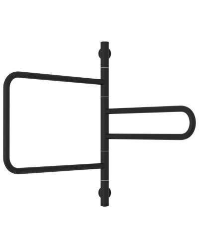 Полотенцесушитель электрический 637x577 черный матовый Сунержа Компакт 31-0820-0640