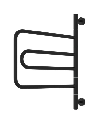 Полотенцесушитель электрический 637x577 черный матовый Сунержа Компакт 31-0820-0640