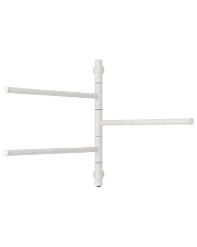 Полотенцесушитель электрический 542x585 античное белое золото Сунержа Триада 10-0822-0540