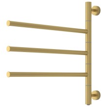 Полотенцесушитель электрический 542x585 золотой матовый Сунержа Триада 032-0822-0540