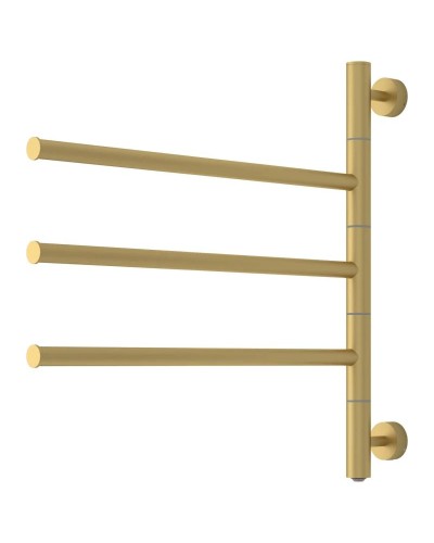 Полотенцесушитель электрический 542x585 золотой матовый Сунержа Триада 032-0822-0540