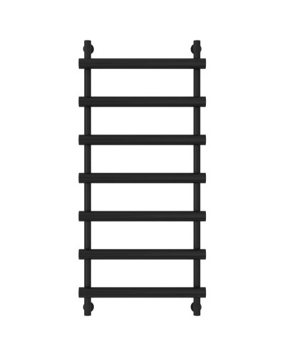 Полотенцесушитель водяной 1200х500 черный матовый Сунержа Атлант 31-0226-1250