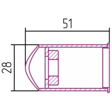Модуль скрытого подключения для МЭМ шампань Сунержа d 28мм 020-1522-0028