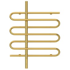 Полотенцесушитель электрический 800х600 золотой МЭМ левый Сунержа Эпатаж 03-0550-8060