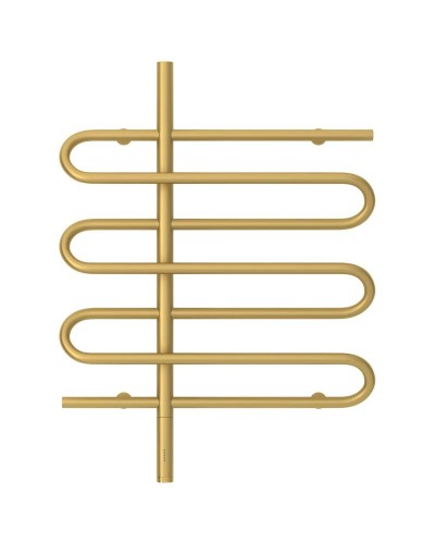 Полотенцесушитель электрический 800х600 золотой матовый МЭМ левый Сунержа Эпатаж 032-0550-8060