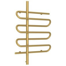 Полотенцесушитель электрический 800х600 золотой матовый МЭМ левый Сунержа Эпатаж 032-0550-8060