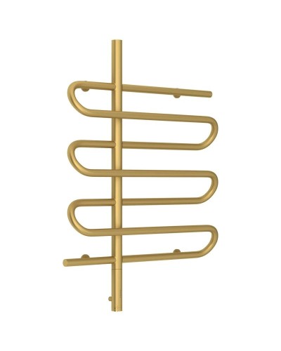 Полотенцесушитель электрический 800х600 золотой матовый МЭМ левый Сунержа Эпатаж 032-0550-8060