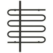 Полотенцесушитель электрический 800х600 темный титан муар МЭМ левый Сунержа Эпатаж 15-0550-8060