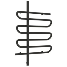 Полотенцесушитель электрический 800х600 темный титан муар МЭМ левый Сунержа Эпатаж 15-0550-8060