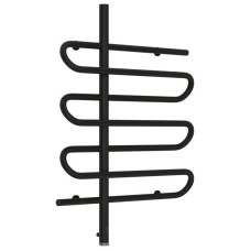 Полотенцесушитель электрический 800х600 черный матовый МЭМ левый Сунержа Эпатаж 31-0550-8060