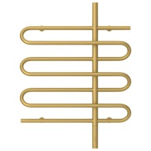 Полотенцесушитель электрический 800х600 золотой матовый МЭМ правый Сунержа Эпатаж 032-0551-8060