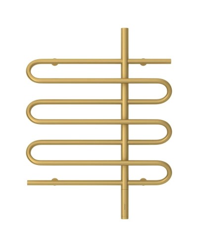 Полотенцесушитель электрический 800х600 золотой матовый МЭМ правый Сунержа Эпатаж 032-0551-8060