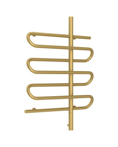 Полотенцесушитель электрический 800х600 золотой матовый МЭМ правый Сунержа Эпатаж 032-0551-8060